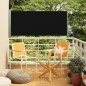 vidaXL Toldo lateral retráctil de jardín negro160x300 cm vidaXL Toldo lateral retráctil de jardín negro160x300 cm