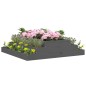 vidaXL Jardinera de madera maciza de pino gris 110x110x27 cm vidaXL Jardinera de madera maciza de pino gris 110x110x27 cm