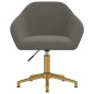 vidaXL Sillas de comedor giratorias 6 unidades terciopelo gris oscuro vidaXL Sillas de comedor giratorias 6 unidades terciopelo gris oscuro
