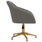 vidaXL Sillas de comedor giratorias 6 unidades terciopelo gris oscuro vidaXL Sillas de comedor giratorias 6 unidades terciopelo gris oscuro
