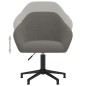 vidaXL Sillas de comedor giratorias 4 unidades terciopelo gris oscuro