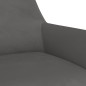 vidaXL Silla de oficina giratoria de terciopelo gris oscuro vidaXL Silla de oficina giratoria de terciopelo gris oscuro