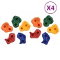 vidaXL Presas de escalada 40 piezas PE multicolor vidaXL Presas de escalada 40 piezas PE multicolor