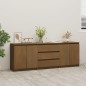 vidaXL Armario auxiliar marrón miel madera maciza de pino 180x36x65 cm vidaXL Armario auxiliar marrón miel madera maciza de pino 180x36x65 cm
