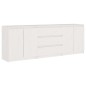 vidaXL Armario auxiliar de madera maciza de pino blanco 180x36x65 cm vidaXL Armario auxiliar de madera maciza de pino blanco 180x36x65 cm