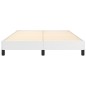 vidaXL Estructura de cama de cuero sintético blanco 140x190 cm vidaXL Estructura de cama de cuero sintético blanco 140x190 cm