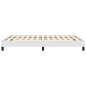 vidaXL Estructura de cama de cuero sintético blanco 140x190 cm vidaXL Estructura de cama de cuero sintético blanco 140x190 cm