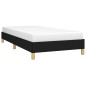vidaXL Estructura de cama de tela gris claro 100x200 cm