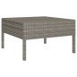 vidaXL Set de muebles de jardín 9 pzas y cojines ratán sintético gris vidaXL Set de muebles de jardín 9 pzas y cojines ratán sintético gris