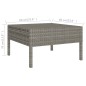 vidaXL Set de muebles de jardín 9 pzas y cojines ratán sintético gris vidaXL Set de muebles de jardín 9 pzas y cojines ratán sintético gris
