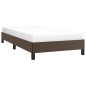 vidaXL Estructura de cama cuero sintético marrón 80x200 cm