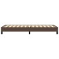 vidaXL Estructura de cama cuero sintético marrón 80x200 cm