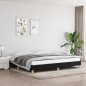 vidaXL Estructura de cama tela gris claro 200x200 cm