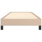 vidaXL Estructura de cama cuero sintético color capuchino 80x200 cm vidaXL Estructura de cama cuero sintético color capuchino 80x200 cm