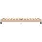 vidaXL Estructura de cama cuero sintético color capuchino 80x200 cm vidaXL Estructura de cama cuero sintético color capuchino 80x200 cm