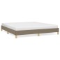 vidaXL Estructura de cama de tela gris taupe 180x200 cm vidaXL Estructura de cama de tela gris taupe 180x200 cm