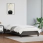 vidaXL Estructura de cama cuero sintético gris 90x190 cm