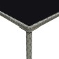 vidaXL Set muebles de bar jardín 5 pzas y cojines ratán sintético gris vidaXL Set muebles de bar jardín 5 pzas y cojines ratán sintético gris