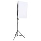 vidaXL Kit de estudio fotográfico con set de luces y reflector vidaXL Kit de estudio fotográfico con set de luces y reflector