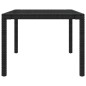 vidaXL Set comedor de jardín 9 piezas y cojines ratán sintético negro vidaXL Set comedor de jardín 9 piezas y cojines ratán sintético negro