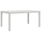 vidaXL Juego comedor de jardín 5 pzas y cojines ratán sintético blanco vidaXL Juego comedor de jardín 5 pzas y cojines ratán sintético blanco