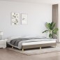 vidaXL Estructura de cama de tela gris taupe 200x200 cm vidaXL Estructura de cama de tela gris taupe 200x200 cm