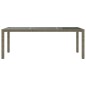 vidaXL Set de comedor de jardín 7 pzas y cojines ratán sintético gris vidaXL Set de comedor de jardín 7 pzas y cojines ratán sintético gris