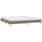 vidaXL Estructura de cama de tela gris taupe 200x200 cm vidaXL Estructura de cama de tela gris taupe 200x200 cm