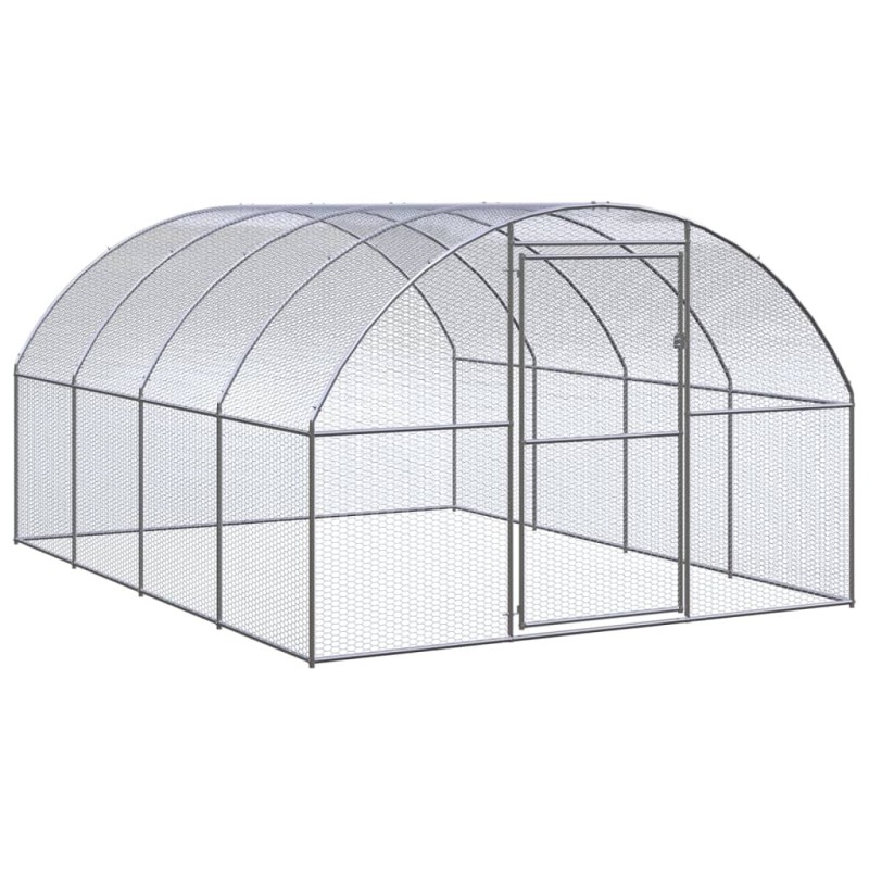 vidaXL Gallinero de exterior de acero galvanizado 3x4x2 m vidaXL Gallinero de exterior de acero galvanizado 3x4x2 m