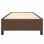 vidaXL Estructura de cama de tela marrón 90x200 cm