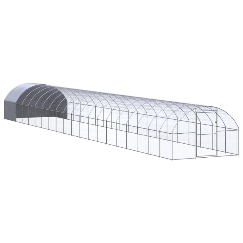 vidaXL Gallinero de exterior de acero galvanizado 3x20x2 m vidaXL Gallinero de exterior de acero galvanizado 3x20x2 m