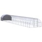 vidaXL Gallinero de exterior de acero galvanizado 3x20x2 m vidaXL Gallinero de exterior de acero galvanizado 3x20x2 m