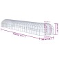 vidaXL Gallinero de exterior de acero galvanizado 3x20x2 m vidaXL Gallinero de exterior de acero galvanizado 3x20x2 m
