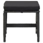 vidaXL Set de comedor de jardín 9 pzas y cojines ratán sintético negro vidaXL Set de comedor de jardín 9 pzas y cojines ratán sintético negro