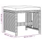 vidaXL Set de comedor de jardín 9 pzas y cojines ratán sintético negro vidaXL Set de comedor de jardín 9 pzas y cojines ratán sintético negro