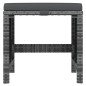 vidaXL Set de comedor jardín 19 pzas con cojines ratán sintético gris vidaXL Set de comedor jardín 19 pzas con cojines ratán sintético gris