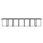 vidaXL Set comedor jardín 15 pzas y cojines ratán sintético gris vidaXL Set comedor jardín 15 pzas y cojines ratán sintético gris