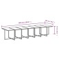 vidaXL Set comedor jardín 15 pzas y cojines ratán sintético gris vidaXL Set comedor jardín 15 pzas y cojines ratán sintético gris