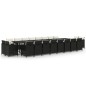 vidaXL Set de comedor jardín 21 pzas con cojines ratán sintético negro vidaXL Set de comedor jardín 21 pzas con cojines ratán sintético negro