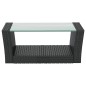 vidaXL Set muebles de jardín 16 piezas y cojines ratán sintético negro vidaXL Set muebles de jardín 16 piezas y cojines ratán sintético negro