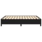 vidaXL Estructura de cama de tela negra 140x200 cm vidaXL Estructura de cama de tela negra 140x200 cm