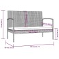 vidaXL Set muebles de jardín 8 piezas y cojines ratán sintético negro vidaXL Set muebles de jardín 8 piezas y cojines ratán sintético negro