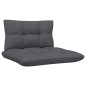 vidaXL Juego de muebles de jardín 5 pzas y cojines madera maciza pino vidaXL Juego de muebles de jardín 5 pzas y cojines madera maciza pino