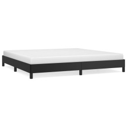 vidaXL Estructura de cama de cuero sintético negro 200x200 cm