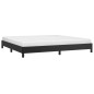 vidaXL Estructura de cama de cuero sintético negro 200x200 cm vidaXL Estructura de cama de cuero sintético negro 200x200 cm