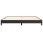 vidaXL Estructura de cama de cuero sintético negro 200x200 cm vidaXL Estructura de cama de cuero sintético negro 200x200 cm