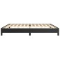 vidaXL Estructura de cama de cuero sintético negro 200x200 cm vidaXL Estructura de cama de cuero sintético negro 200x200 cm