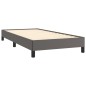 vidaXL Estructura de cama de cuero sintético gris 90x200 cm vidaXL Estructura de cama de cuero sintético gris 90x200 cm