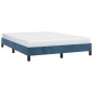vidaXL Estructura de cama de terciopelo azul 140x190 cm vidaXL Estructura de cama de terciopelo azul 140x190 cm