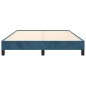 vidaXL Estructura de cama de terciopelo azul 140x190 cm vidaXL Estructura de cama de terciopelo azul 140x190 cm